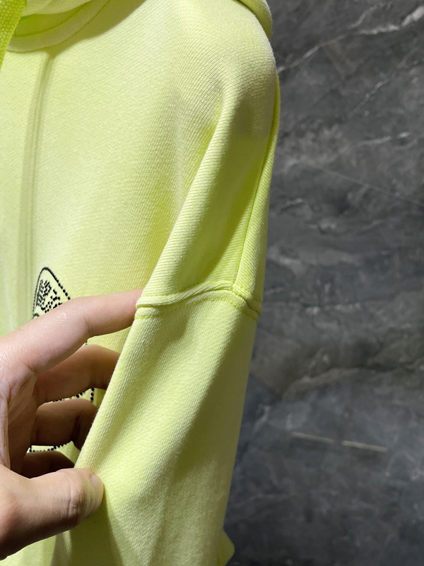 ブランドパーカー角部分ディテール